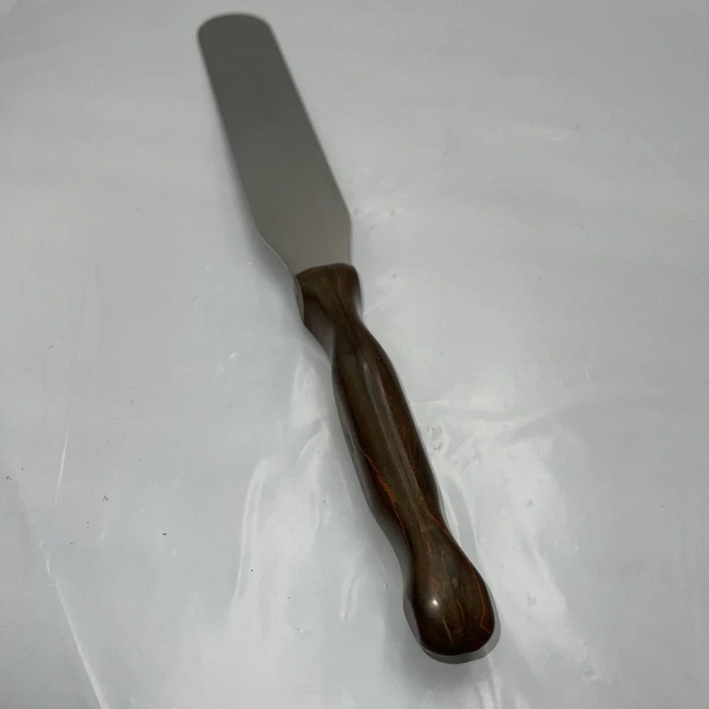 Cutco‎ Vintage No. 1028 Cake Icing Spatula Spreader Knife Classic Brown Handle